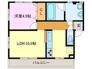 ベルメゾンマオ【1階】の間取り