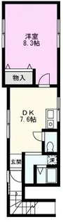 Una Casita TS【2階】の間取り
