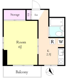 メゾンフクダパートI【3階】の間取り