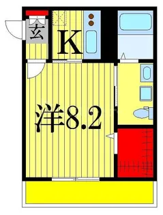 オリゾン【1階】の間取り