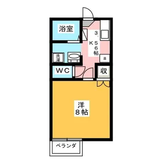 アネックス下高井【1階】の間取り