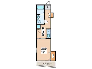 M1桜上水【1階】の間取り
