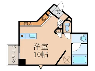 ぐり-んひる21PARTII【8階】の間取り