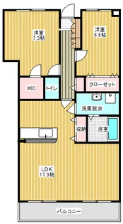 クレサンテーム【1階】の間取り