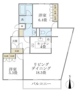 クァドリフォリオ【3階】の間取り