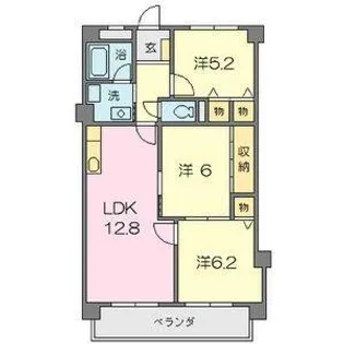 サフィニアMI【1階】の間取り