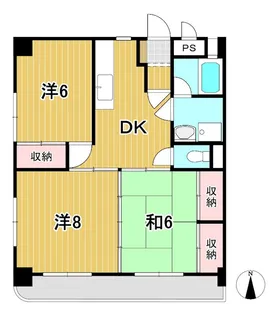 ハイム・ベルマリーナ【3階】の間取り