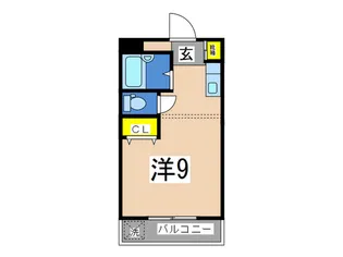 サウスブァレイハイツ【1階】の間取り