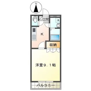 L GARDEN【2階】の間取り