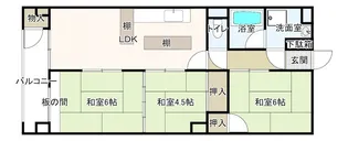開公マンション【8階】の間取り