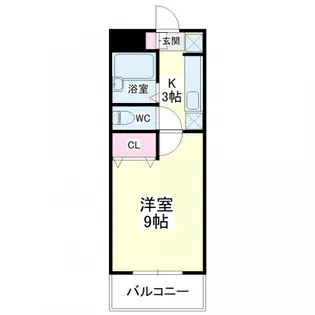ラ・セフィーロVI【3階】の間取り
