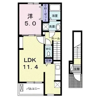 コルージャ【2階】の間取り