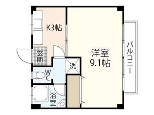 山田ビル【4階】の間取り