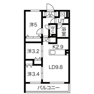 テラス上石神井ウエスト【2階】の間取り