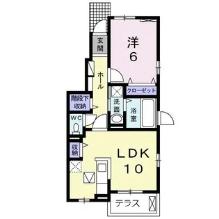 プロムナード【1階】の間取り