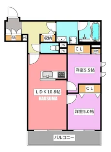 SERDINA(セルディーナ)【1階】の間取り