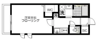 ルミエールA棟【1階】の間取り
