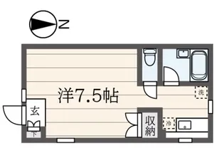 Spica House【1階】の間取り