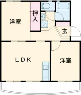 境田マンション【3階】の間取り