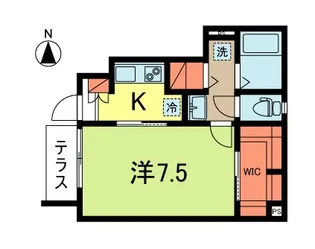 OAK TERRACE【1階】の間取り