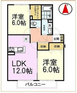 Yグレース【1階】の間取り