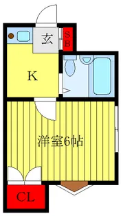 オレンジコーポ【1階】の間取り