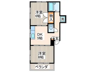 サンライズハイム【2階】の間取り
