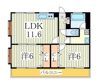 イルフィオーレ【2階】の間取り