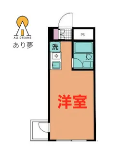 スカイコート西横浜第6【6階】の間取り