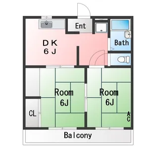 コーポ和幸【1階】の間取り