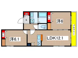 Bloom【1階】の間取り