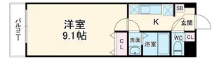 Belle Aube大久保【2階】の間取り