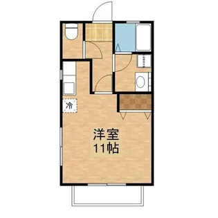 コーポ大手II【2階】の間取り