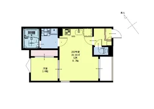 REGALEST通町【1階】の間取り