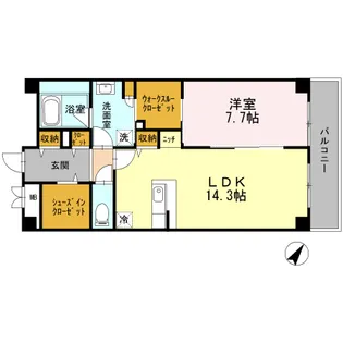 グリーンアベニューV【2階】の間取り