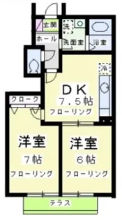 デザインコート大森南【1階】の間取り
