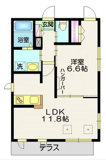 グラン グリシーヌ【3階】の間取り
