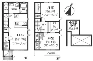 メゾン ド ヴィラージュC棟の間取り