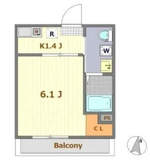 グランヴィラ七里【2階】の間取り