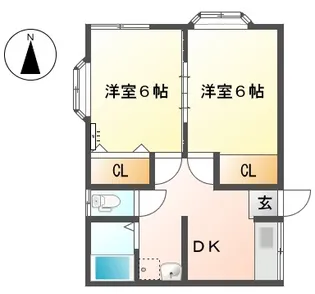 ファーストハイツA1【1階】の間取り