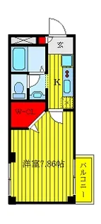ティエラ滝野川【2階】の間取り