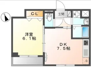 サンフォレスタ1番館【2階】の間取り