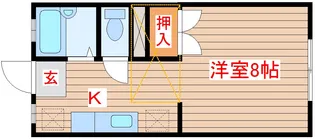 リーベンスホワイト【1階】の間取り