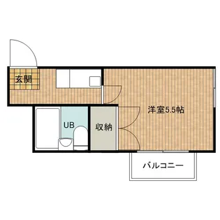 プティメゾン三ッ沢【2階】の間取り