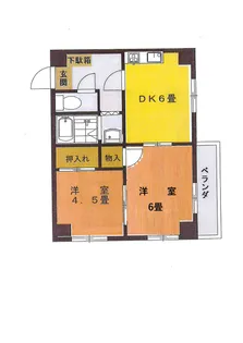 川野ビル【2階】の間取り