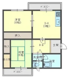 ピアン自由が丘【4階】の間取り