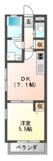 スワンズガーデン【2階】の間取り
