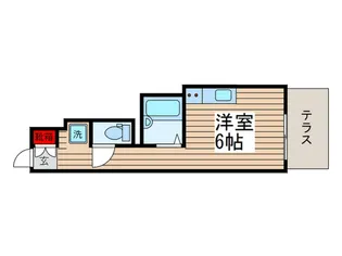 ウエストバレー柏【1階】の間取り