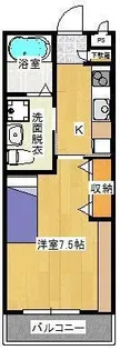 ケアルA【1階】の間取り