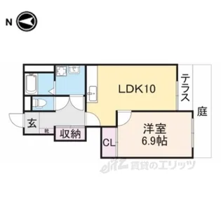 グリーンホープ【1階】の間取り